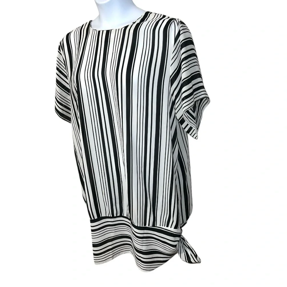 Items brand Striped Black and White Women's Top